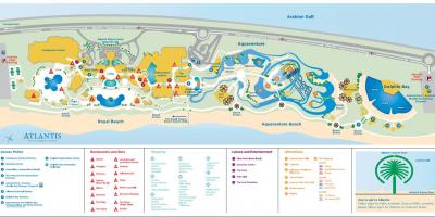 Карта Атлантіс Дубай