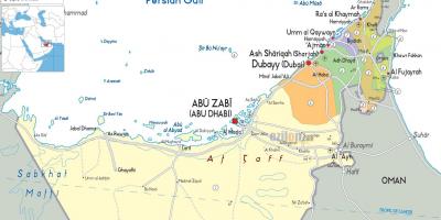 Карта Дубай Об'єднані Арабські Емірати