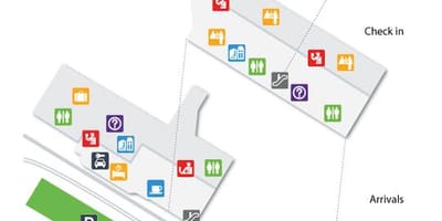 Аеропорт Дубай термінал 1 Розташування на карті