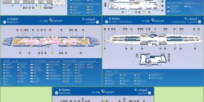 Дубайський Міжнародний аеропорт термінал 3 карті