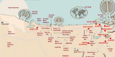 Карта Джебель Алі