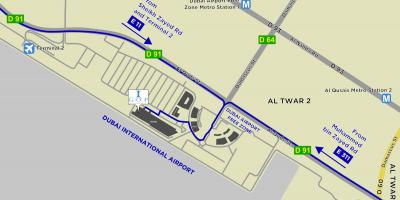 Карта вільна зона аеропорту Дубай