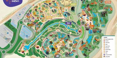 Карта Дубайський зоопарк