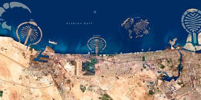 Супутникова карта Дубая
