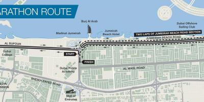 Карта Дубайському марафоні