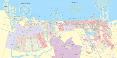 Карта міста Дубай